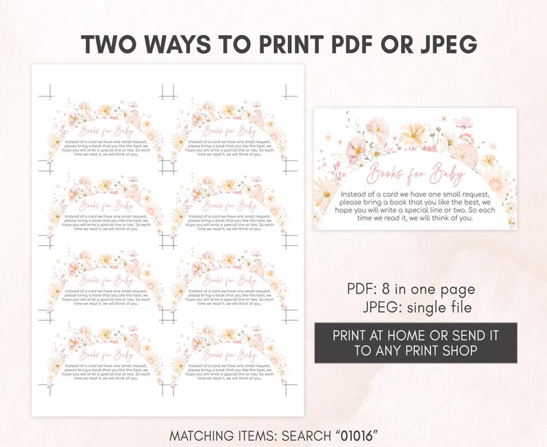 two ways to print a wedding program