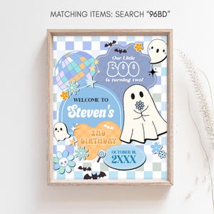 a wooden frame with a picture of a ghost on it
