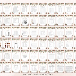 Bundle modifiable de jeux de baby shower joyeux petit, pack de jeux de baby shower de Noël neutres en matière de genre, lot de jeux de baby shower de vacances hiver, 0543 image 4