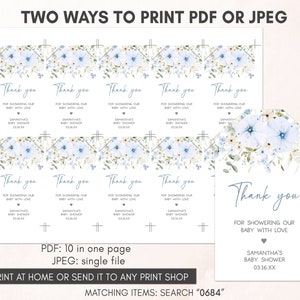 two ways to print a wedding program