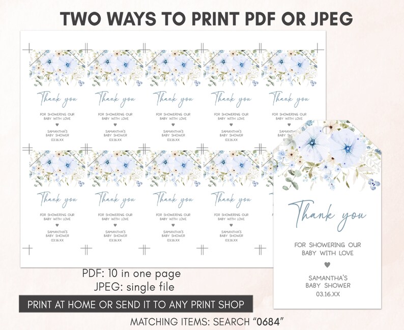 two ways to print a wedding program