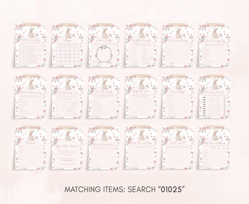 Girl Bunny Games Pack
