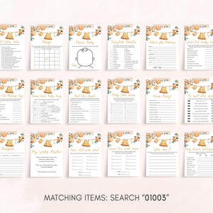 A Little Cutie Baby Shower Games Pack