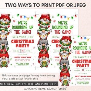 Christmas Invitation Template