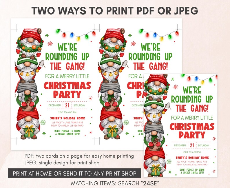 Christmas Invitation Template