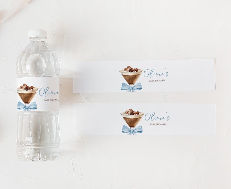 a bottle of water next to a bottle of ice cream