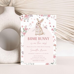 Girl Bunny Invitation