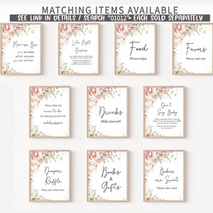 a set of nine matching items for a wedding