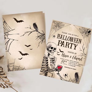 Vintage Halloween Invite