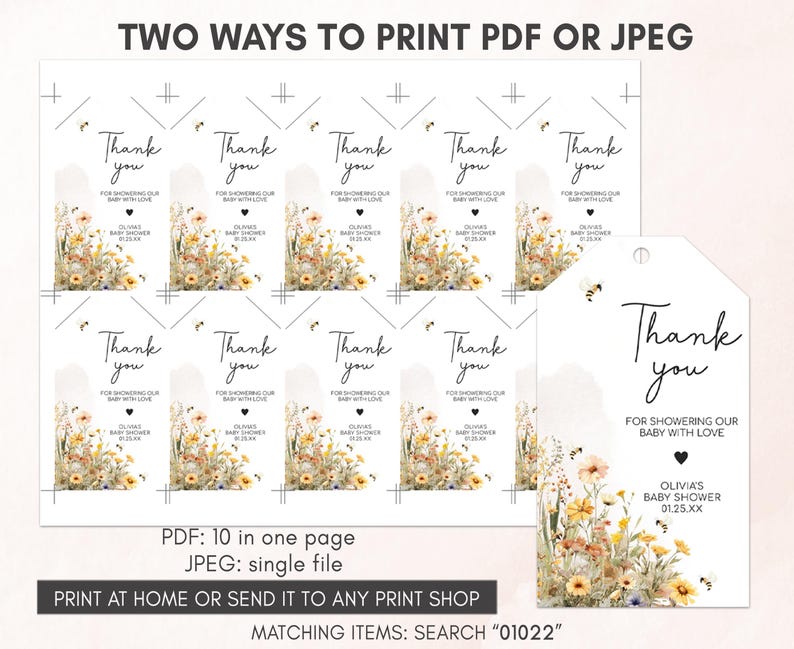 a bunch of tags with flowers on them