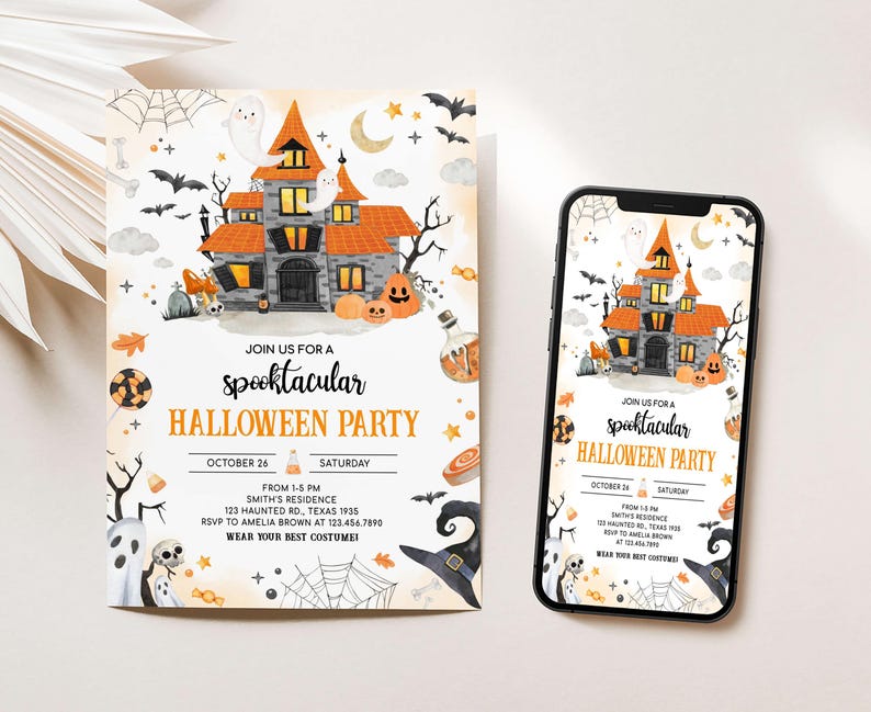 Spooktacular Party Invites