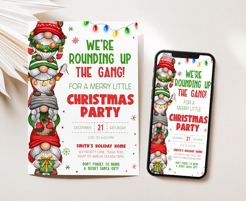 Up The Gang Invite