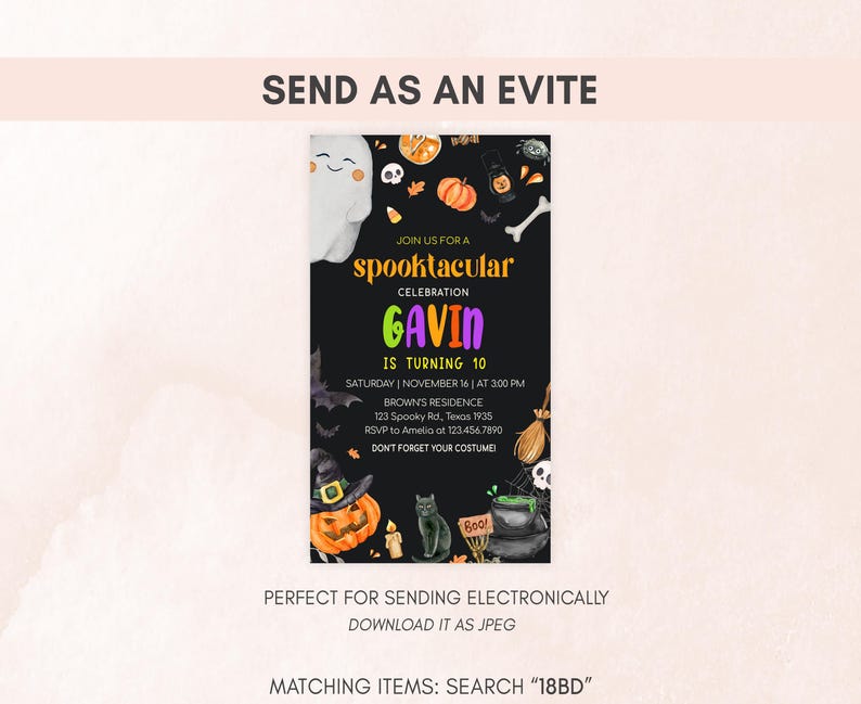 Spooktacular Evite
