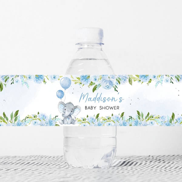 Elephant Labels - Etsy