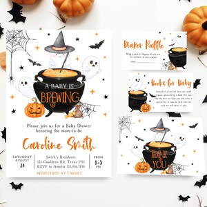 Halloween Invitation Set
