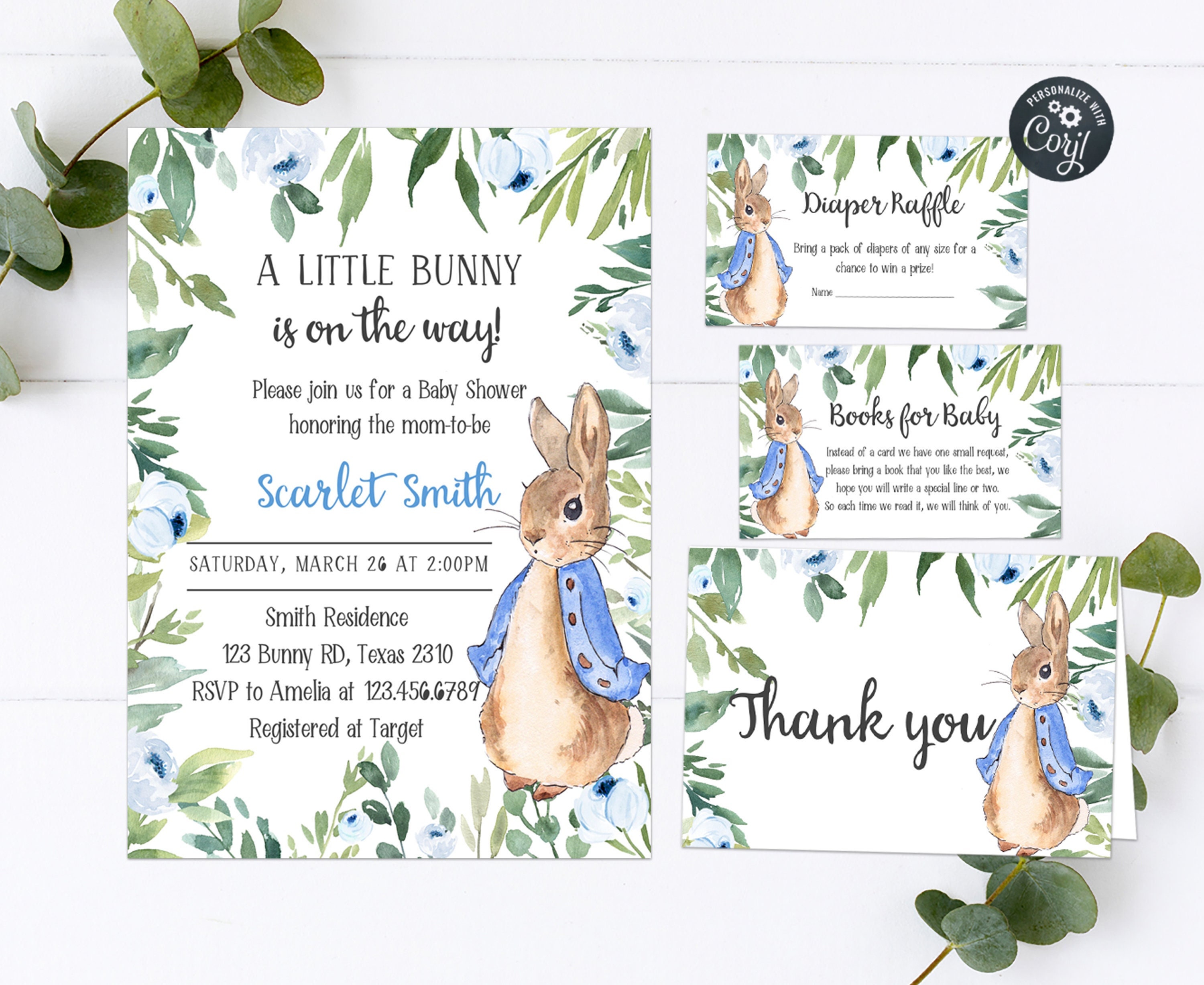 Peter Rabbit Diaper Raffle Sign Blue Peter Rabbit Baby Shower Diaper Raffle Sign Diaper Raffle Sign ...