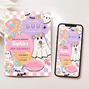 a cell phone next to a birthday card