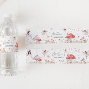 A Little Fairy is on Her Way Water Labels