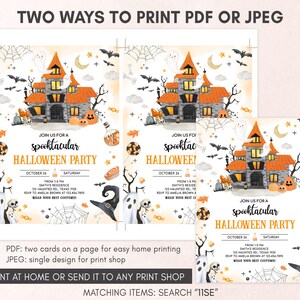Spooktacular Invitation Template