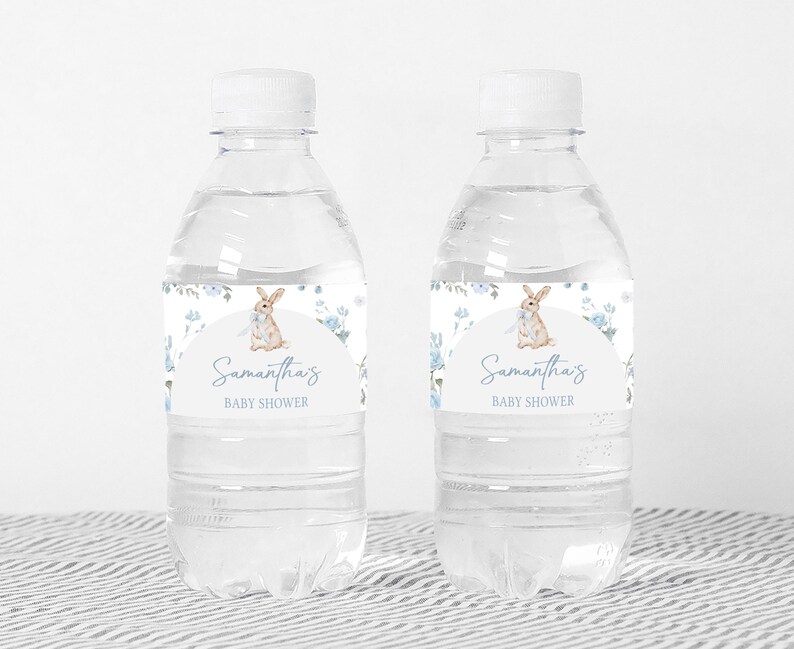 Somebunny Water Bottle Label