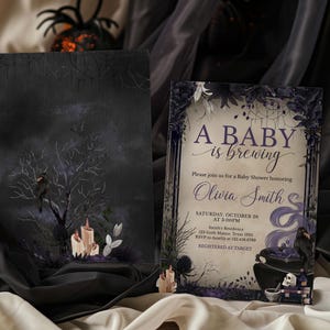 A Baby is Brewing Invite