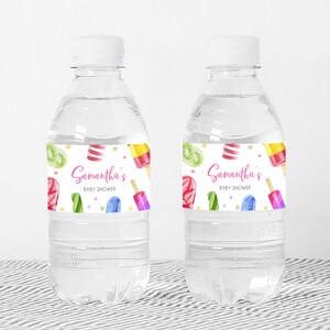 She’s Ready to Pop Water Bottle Label