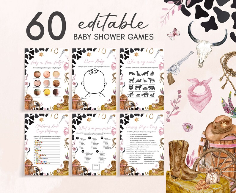 a list of games for a baby shower