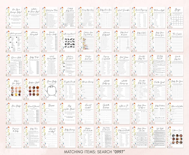 a calendar with a bunch of different things on it