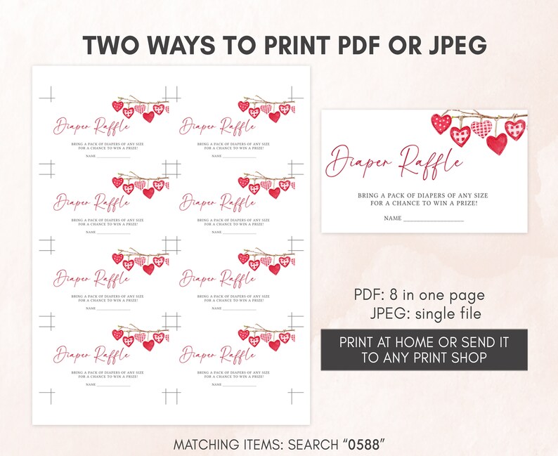 two ways to print a wedding program