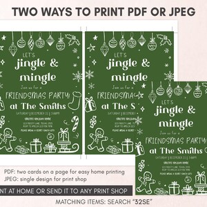 Christmas Party Invitation Template