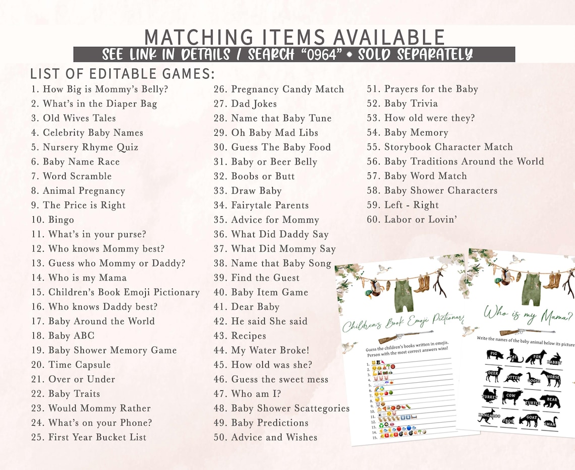 Hunting Raffle Sign Diaper Raffle Sign Duck Hunting Baby Shower, A Little Hunter, Mallard ...