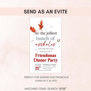 Friendsmas Evite