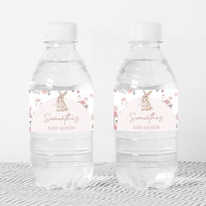 Somebunny Water Bottle Label