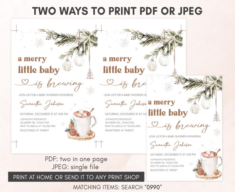 Winter Invitation Template