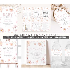 Girl Floral Printable Templates