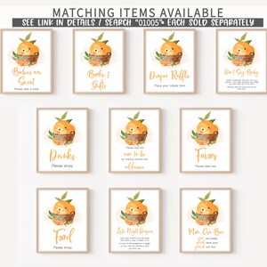 a bunch of cards with oranges on them