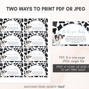 two ways to print a printable for a baby shower