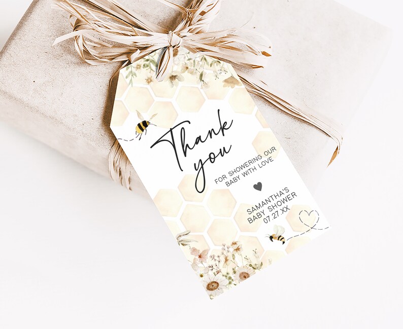 Bee Favor Tag