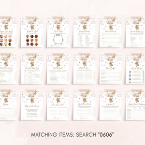 a set of matching items for a wedding