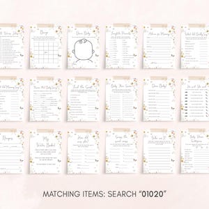 a set of matching items for a wedding