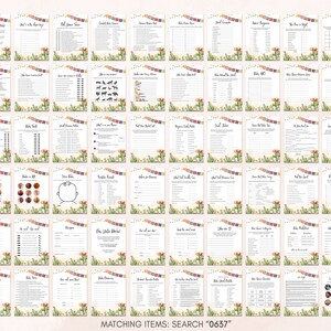 a poster with a bunch of different things on it