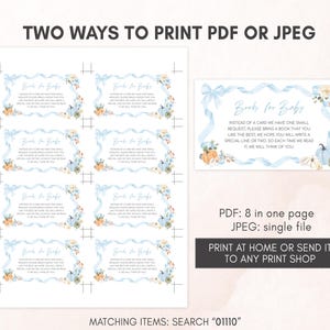 two ways to print a wedding program