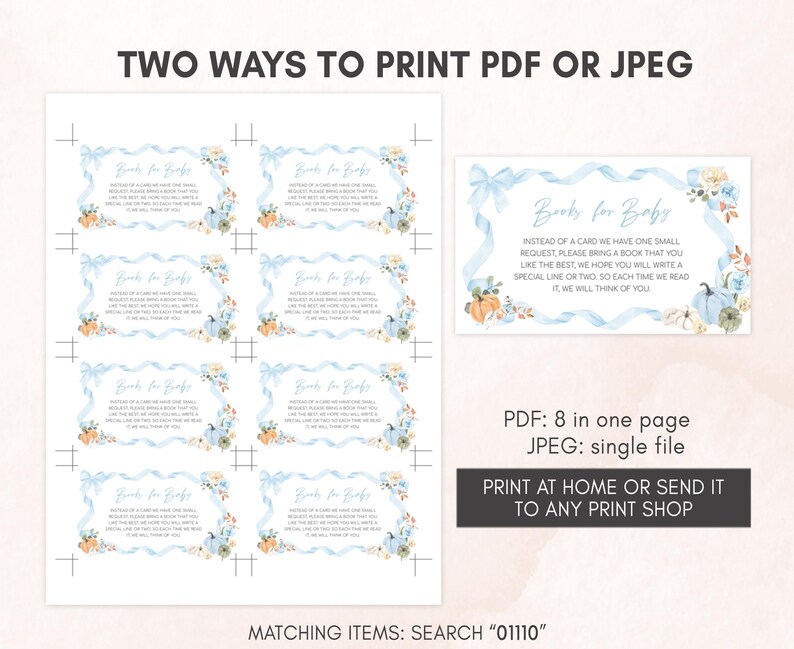 two ways to print a wedding program