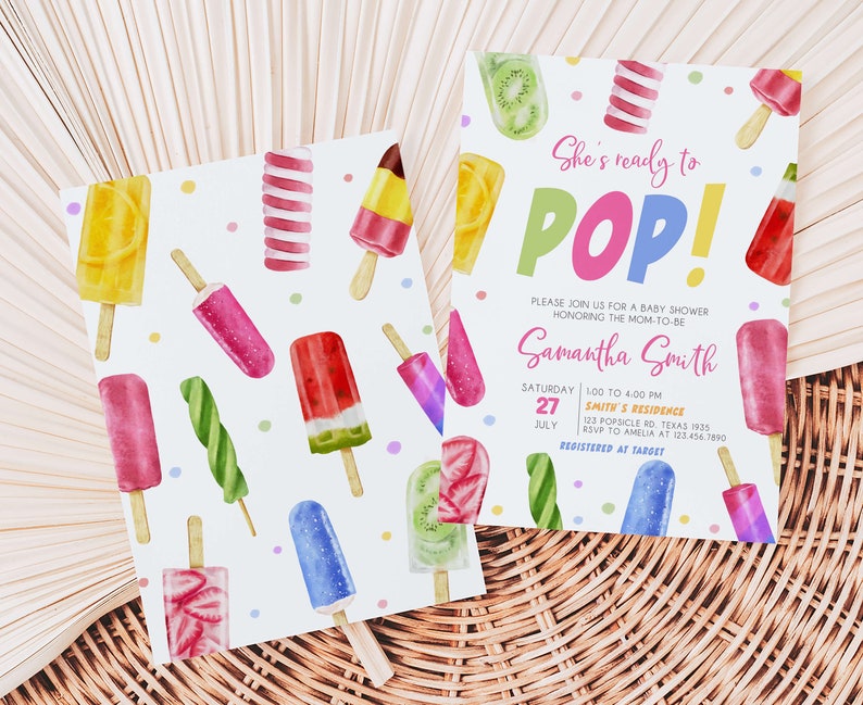 Popsicle Invite