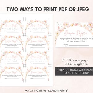 two ways to print a wedding program