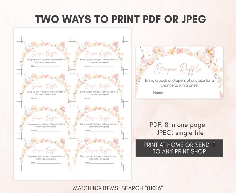 two ways to print a wedding program