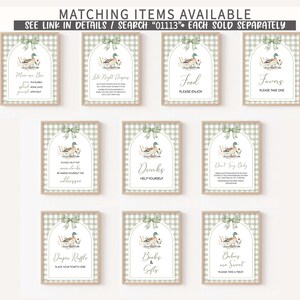 a set of eight matching items for a wedding