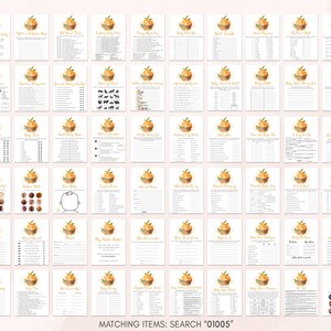 Cutie Baby Shower Game Pack