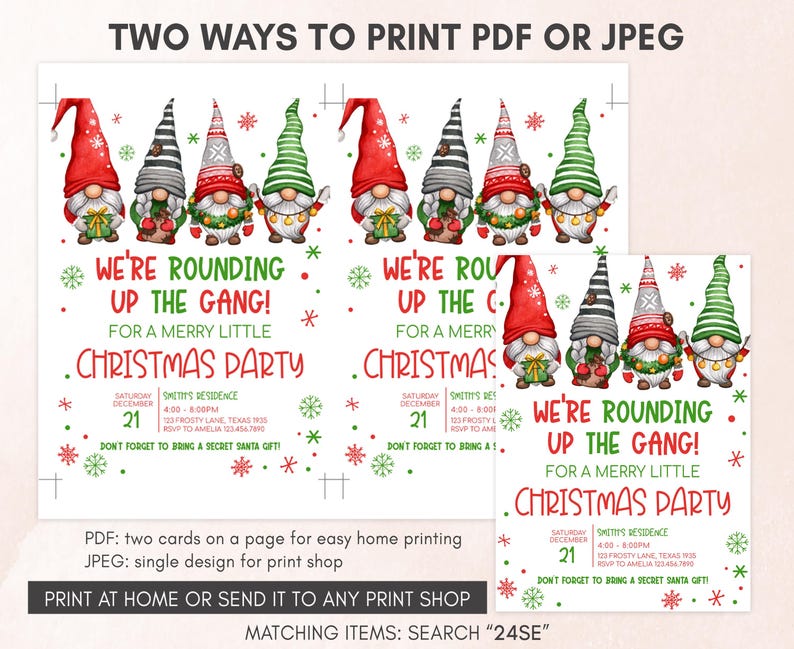 Christmas Invitation Template