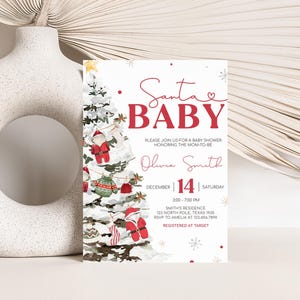 Santa Baby Invitation
